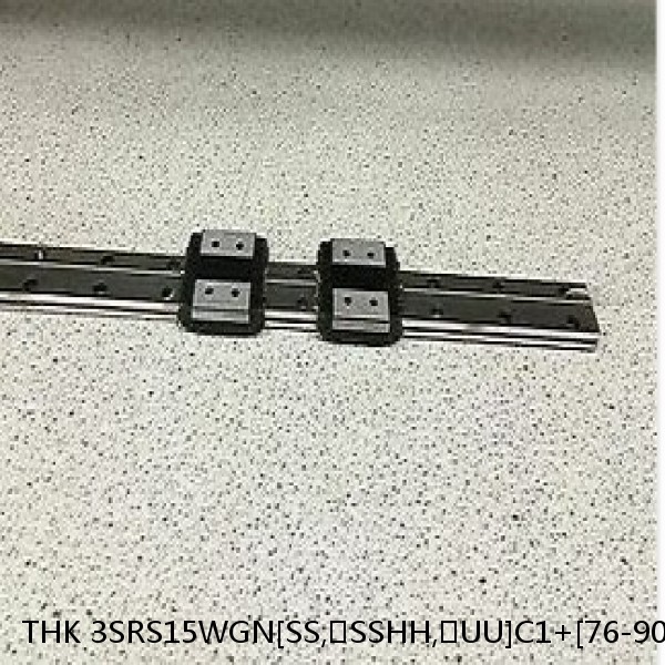 3SRS15WGN[SS,​SSHH,​UU]C1+[76-900/1]LM THK Miniature Linear Guide Full Ball SRS-G Accuracy and Preload Selectable