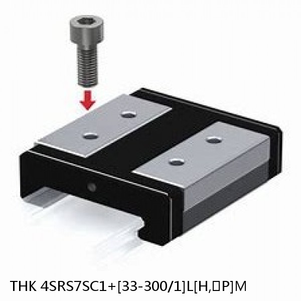 4SRS7SC1+[33-300/1]L[H,​P]M THK Miniature Linear Guide Caged Ball SRS Series