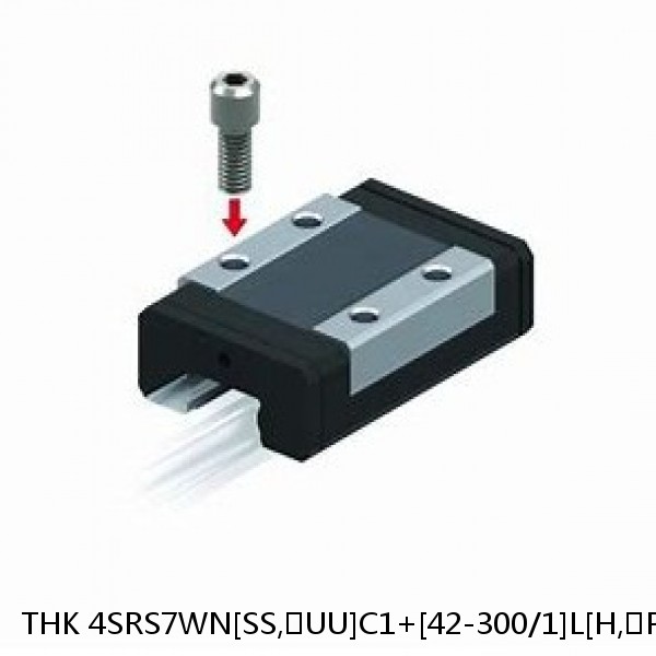 4SRS7WN[SS,​UU]C1+[42-300/1]L[H,​P]M THK Miniature Linear Guide Caged Ball SRS Series