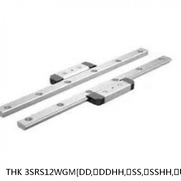 3SRS12WGM[DD,​DDHH,​SS,​SSHH,​UU]+[46-1000/1]LM THK Miniature Linear Guide Full Ball SRS-G Accuracy and Preload Selectable